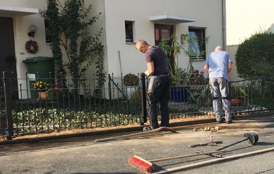 Feinheiten und Reinigung nach der Montage